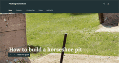 Desktop Screenshot of pitchinghorseshoes.com